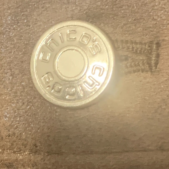 Chico's size 1 M8 Worn Luggage Pants Faux Knit Suede Faux Leather Brown - Picture 6 of 10